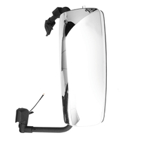 Chrome Heated Mirror Assembly With LED Turn Signal for Volvo VNL Truck 