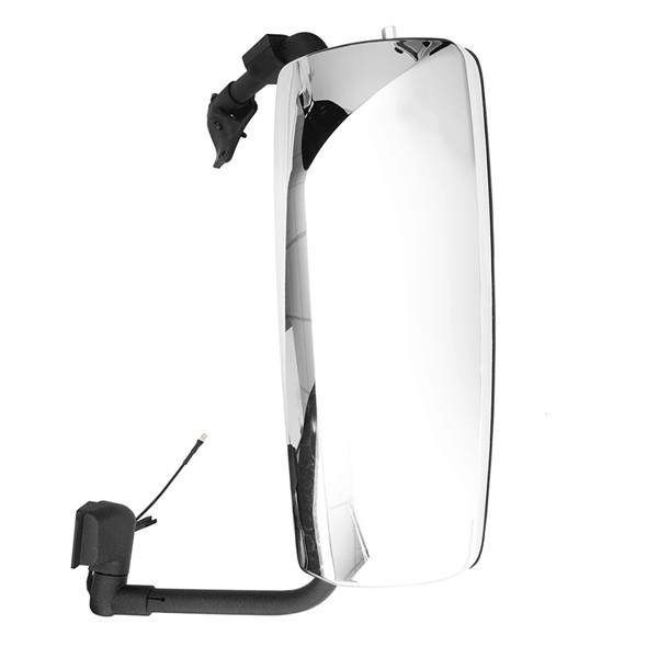 Chrome Heated Mirror Assembly With LED Turn Signal for Volvo VNL Truck 